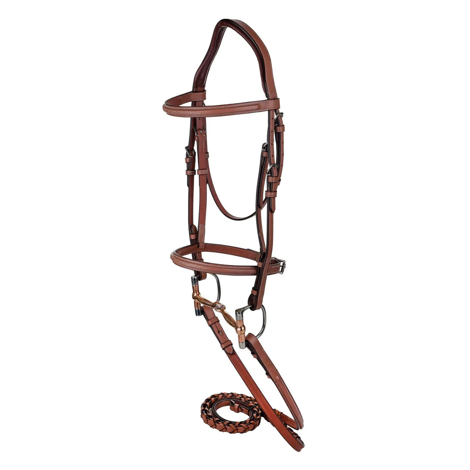 Henri de Rivel Laureate hoofdstel oakbark cob met teugels