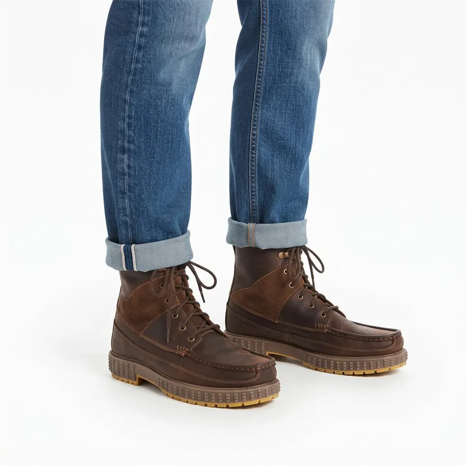 TuffRider R18 laarzen bruin nubuck heren hoog