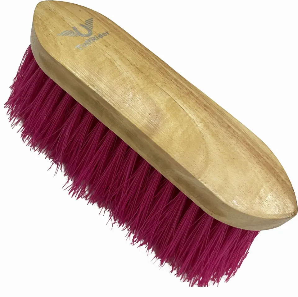 TuffRider Dandy Brush Long Hair rosborstel neonroze