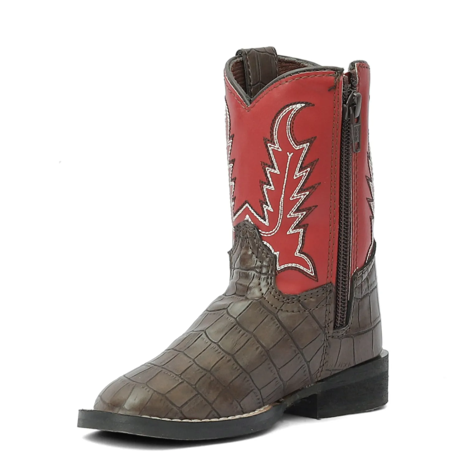 TuffRider Redwood westernlaarzen peuter bruin stalen zool