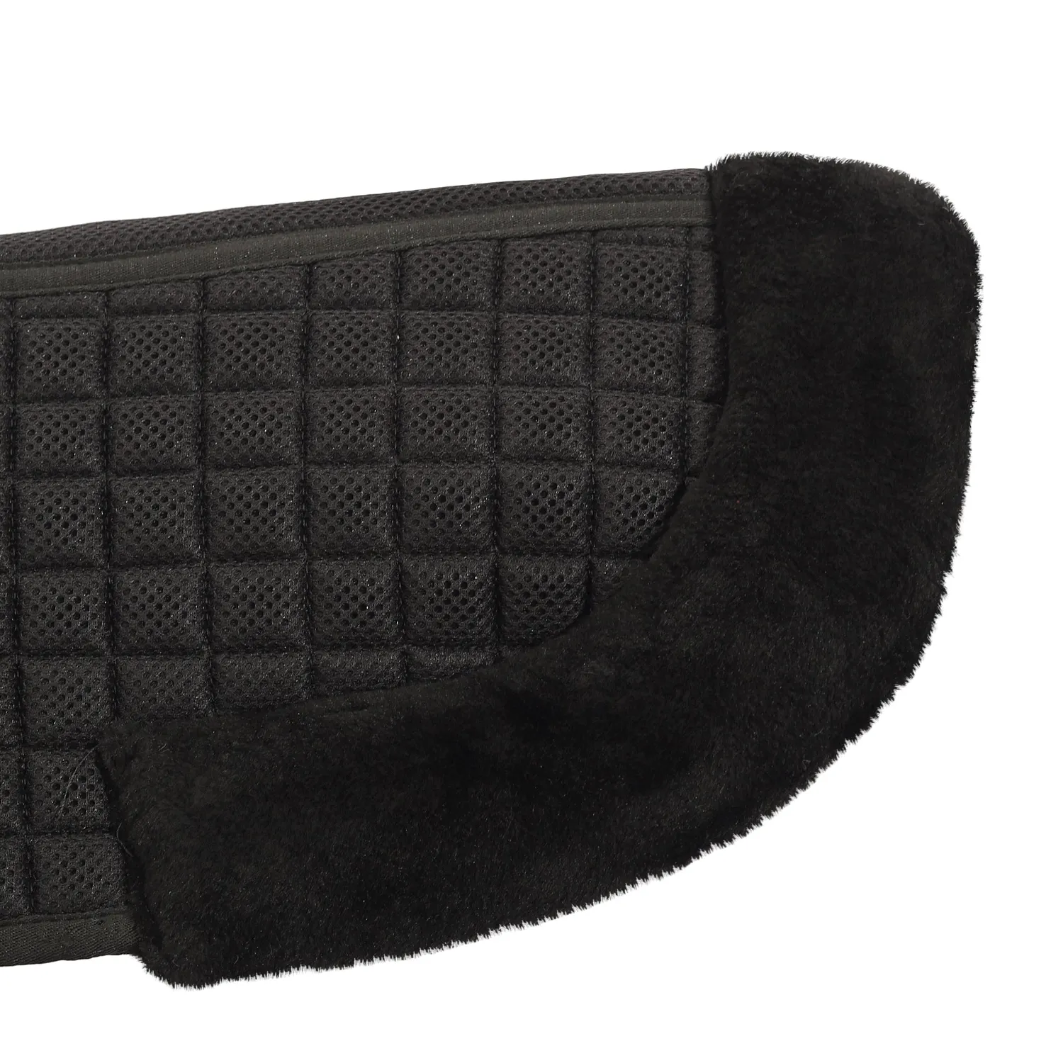 Lettia Coolmax Sherpa halve pad STD Black White quilt