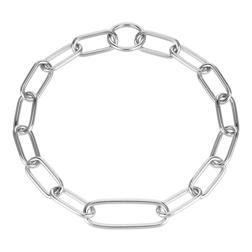 Herm Sprenger halsketting hond 4,0 mm verchroomd lang