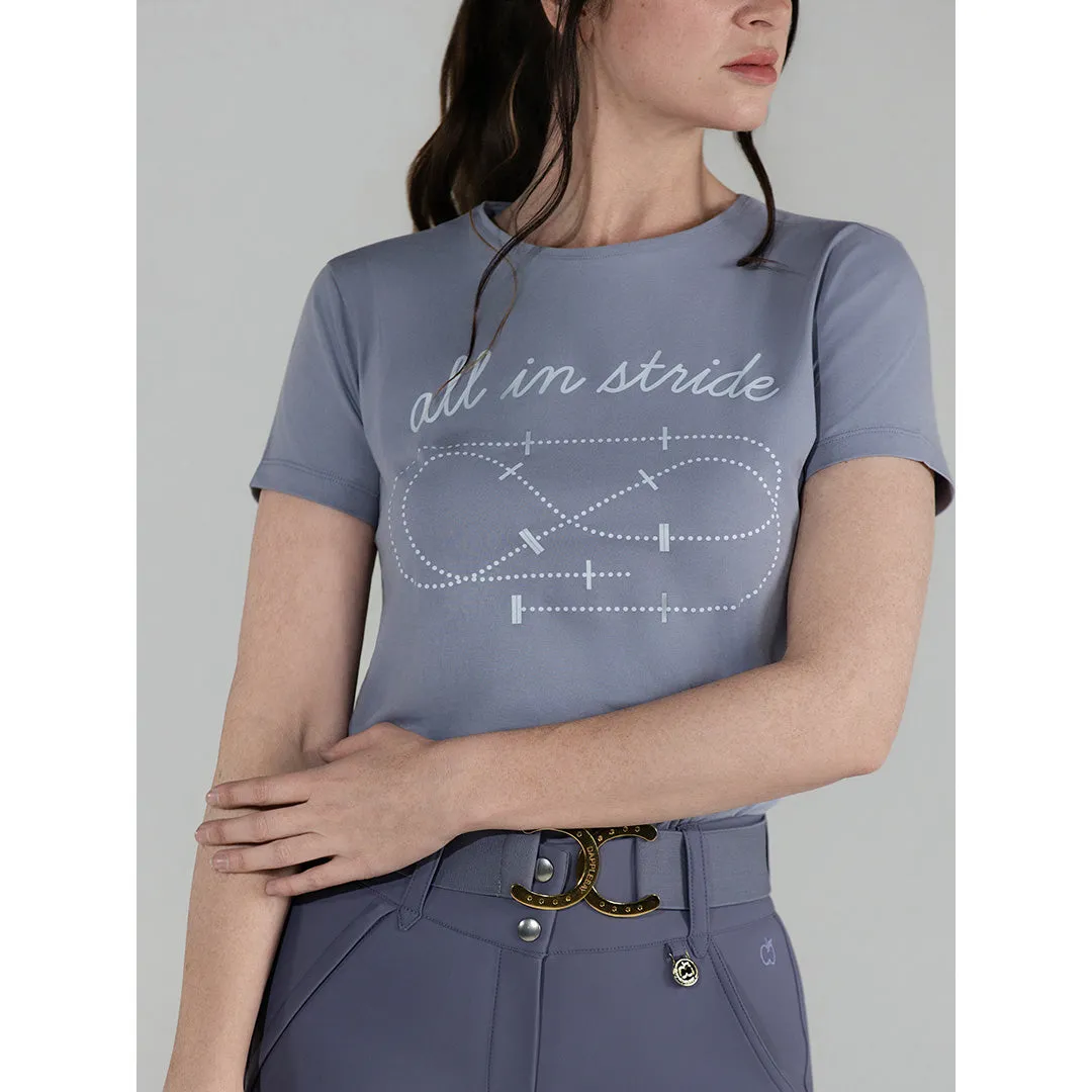 Dapplebay All In Stride T-shirt katoen Moonrise boxy M