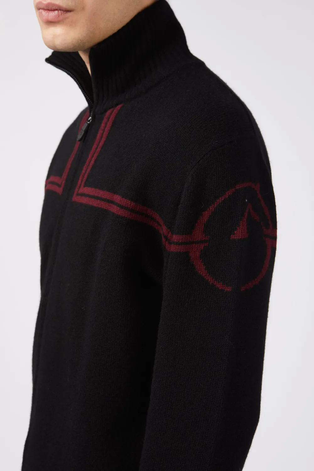 Vestrum Tournai Coltrui Heren Wol Cashmere Rits