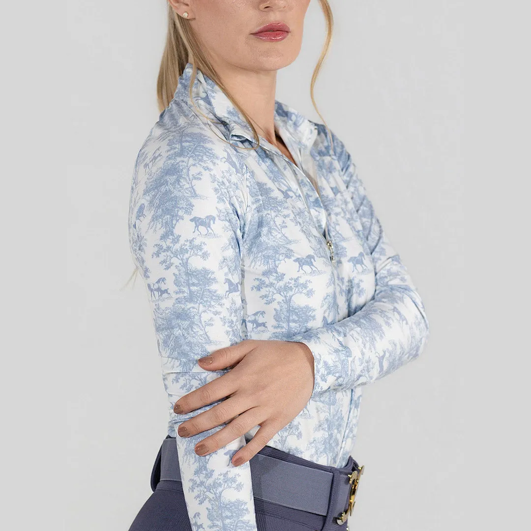 Dapplebay Equestrian Toile Moonrise rijtop lange mouw