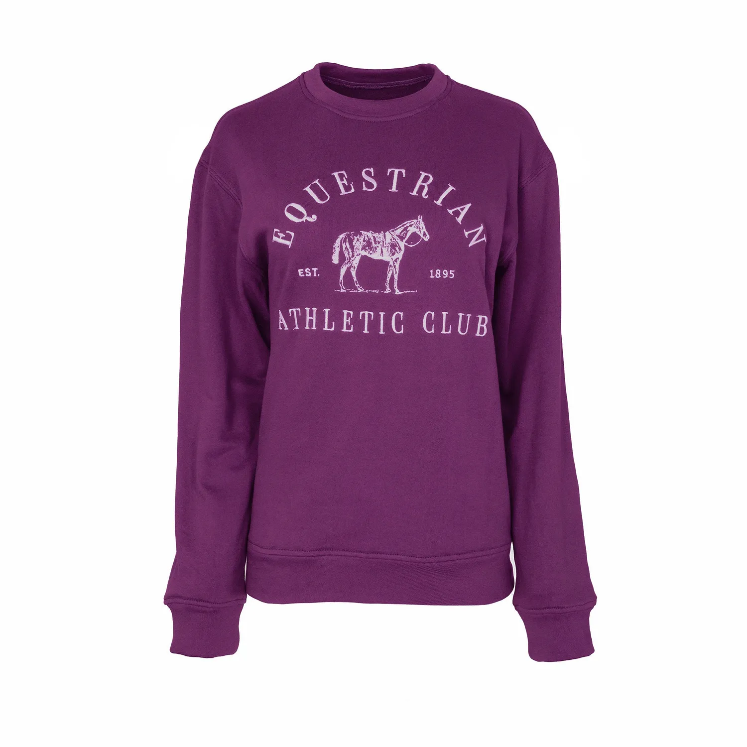Dapplebay Equestrian Athletic Club sweater pruim paars