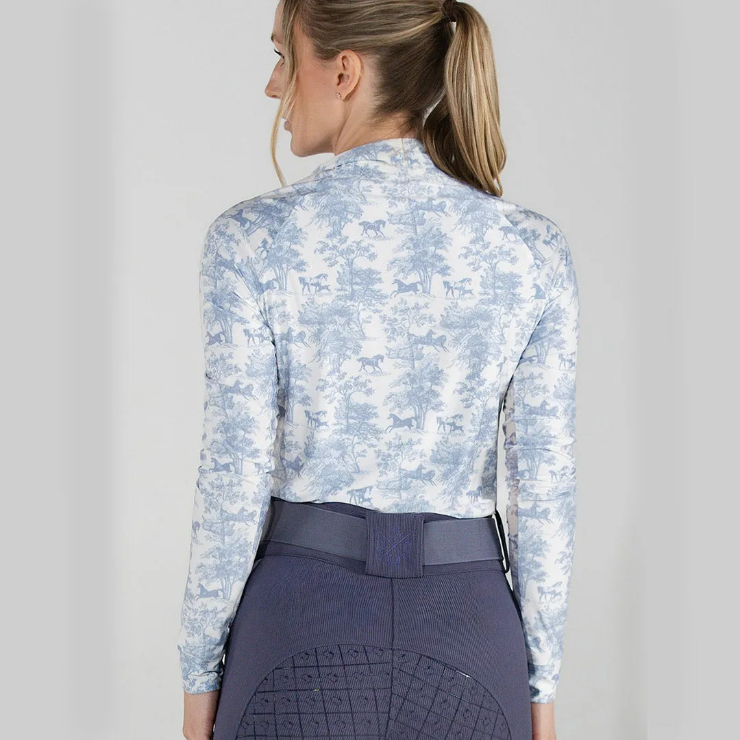 Dapplebay Equestrian Toile Moonrise rijtop lange mouw