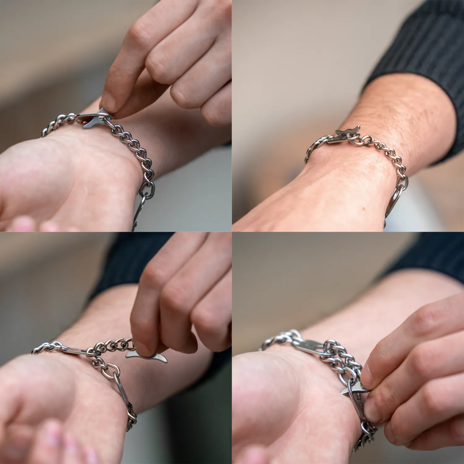 HS Sprenger Damesarmband 2-Rijig Rosegoud Staal