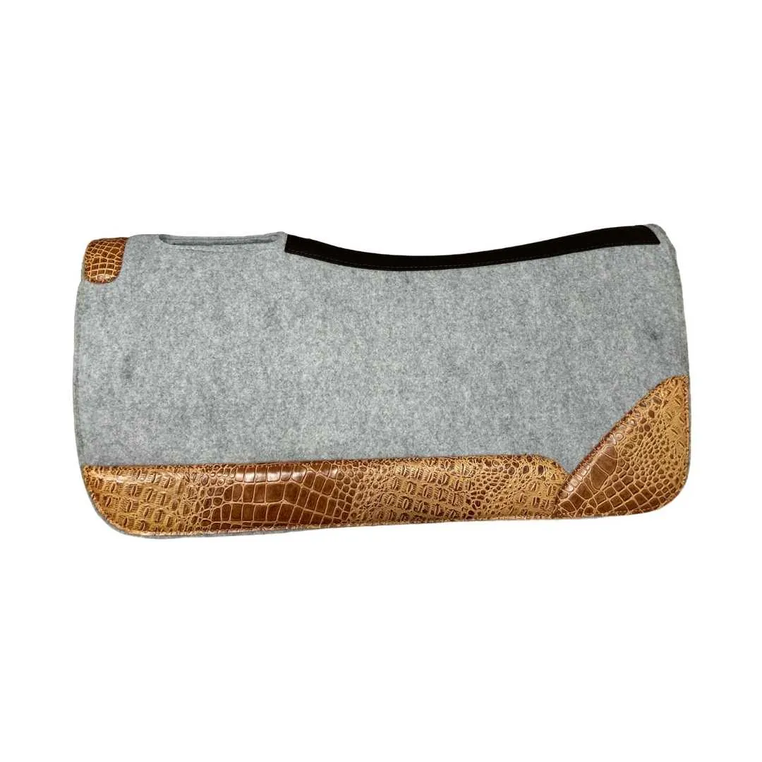 TuffRider Valoris western zadelpad 32x32 grijs vilt