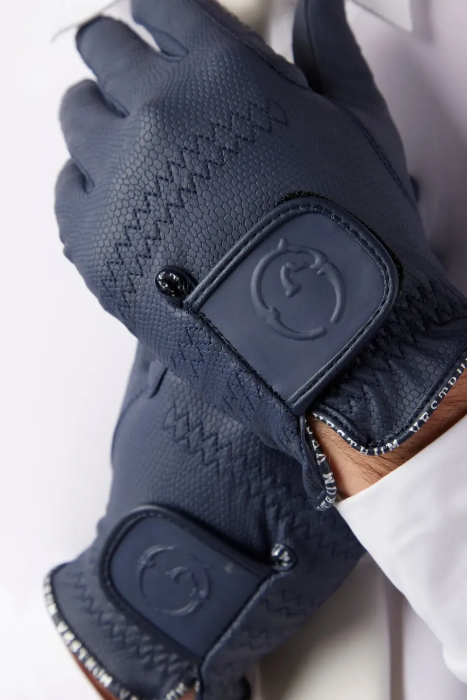 Vestrum Reno unisex rijhandschoenen zwart eco-leer
