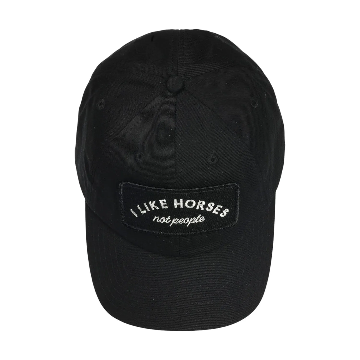 Dapplebay I Like Horses pet zwart one size