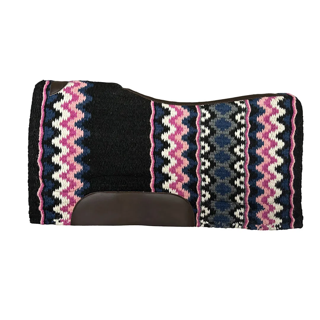 TuffRider Luma western zadeldek 34x36 pink star wolmix