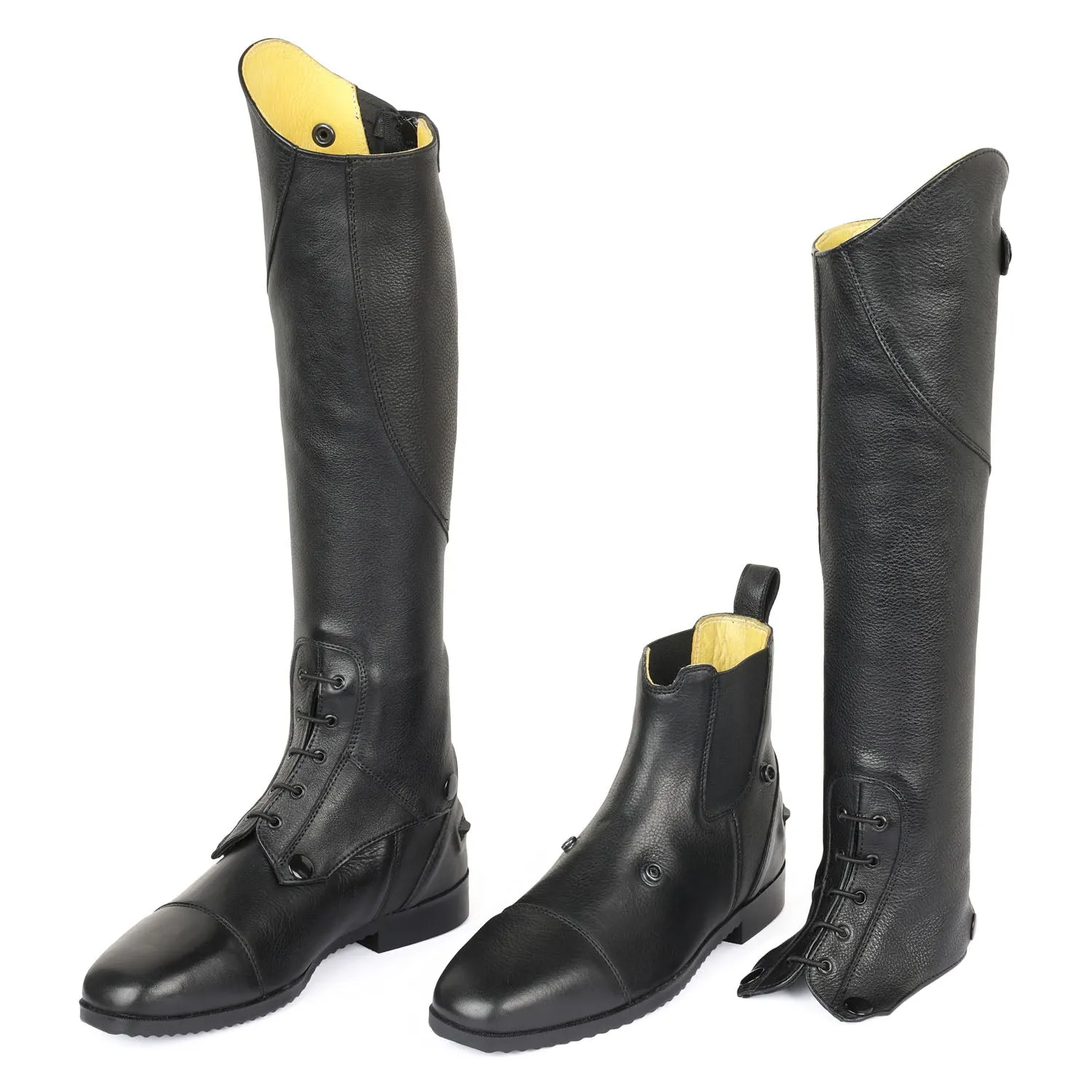 TuffRider Hinterland Convertible rijlaarzen zwart dames 2-in-1