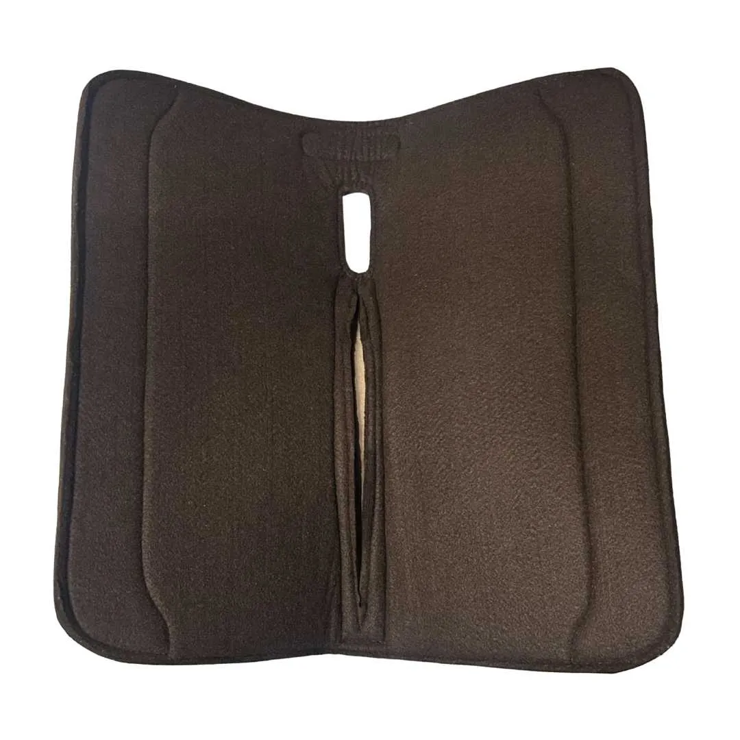 TuffRider Imperial Gold westernpad vilt bruin 32x32