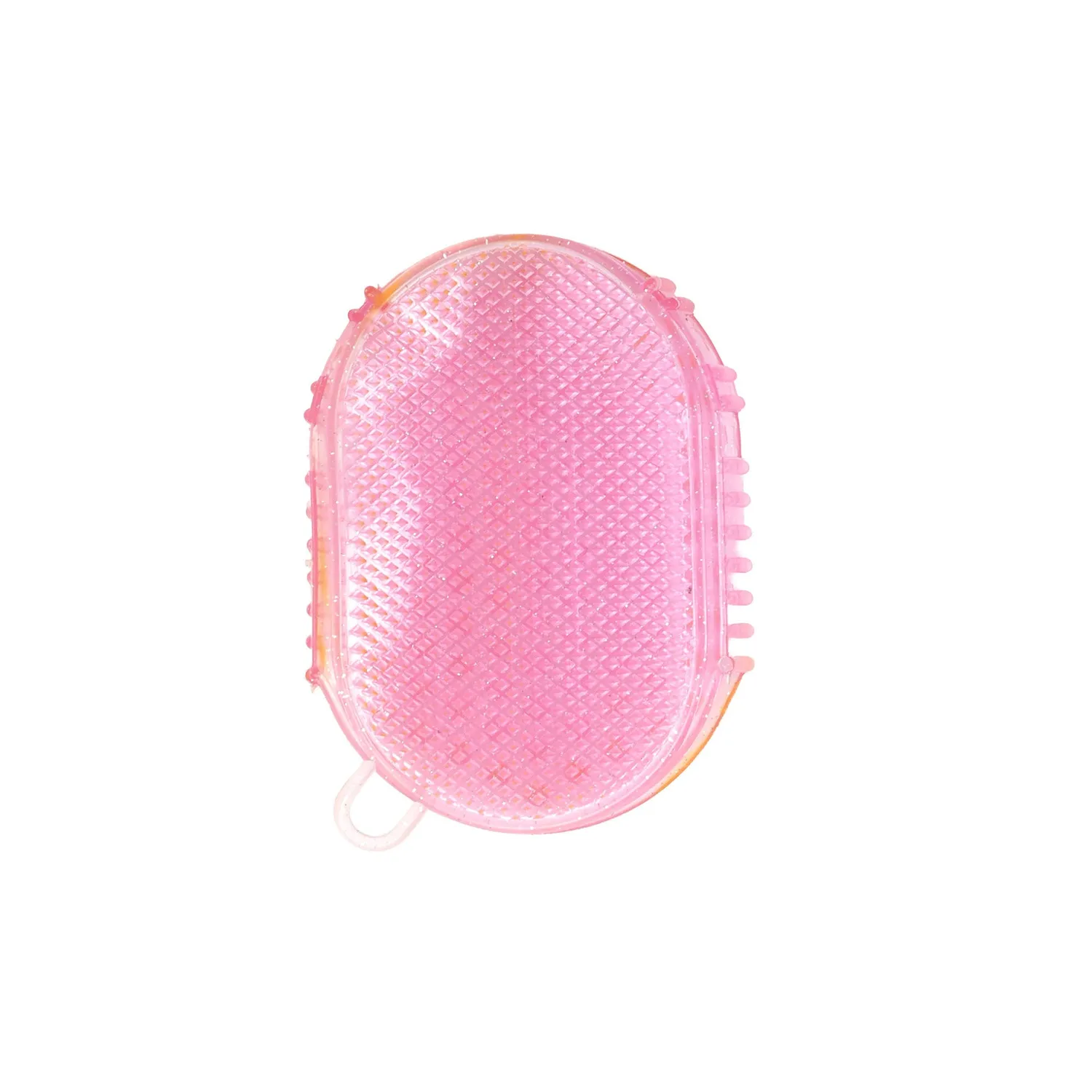 TuffRider Jelly Glitter Scrubber roskam roze zacht