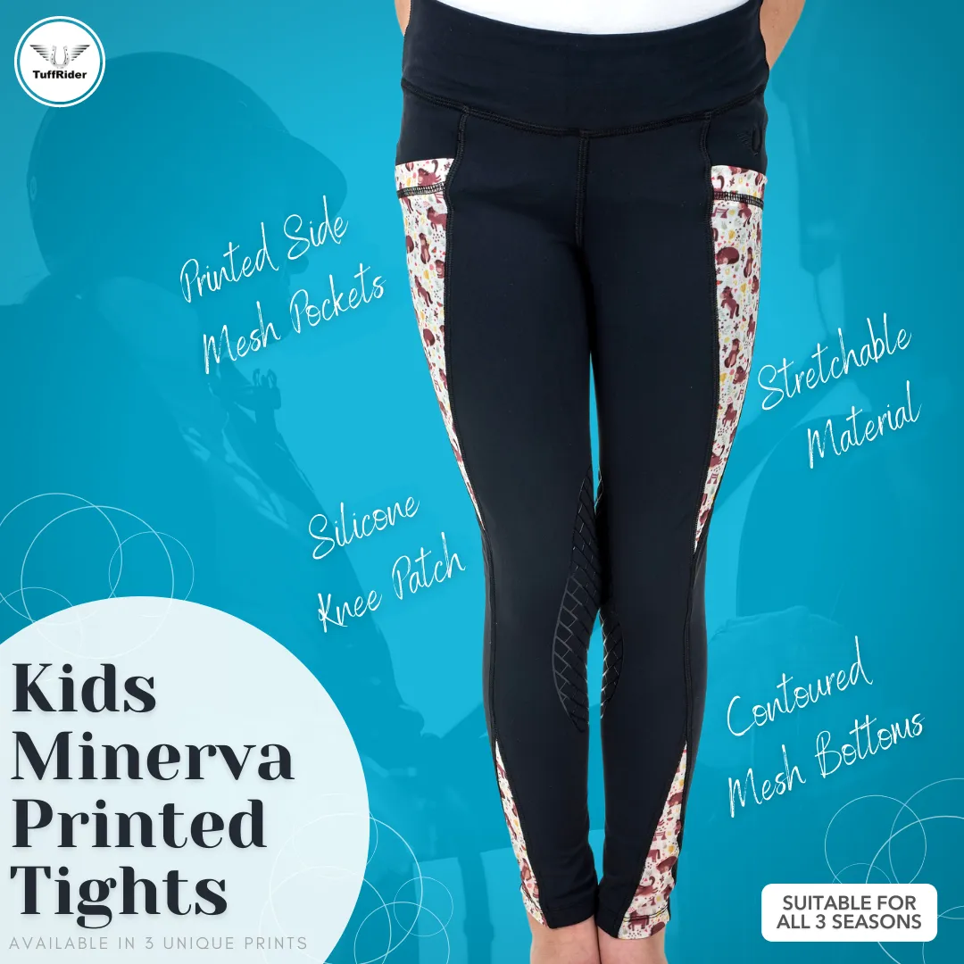 TuffRider Minerva kinder rijlegging Fat Pony print kniepatch