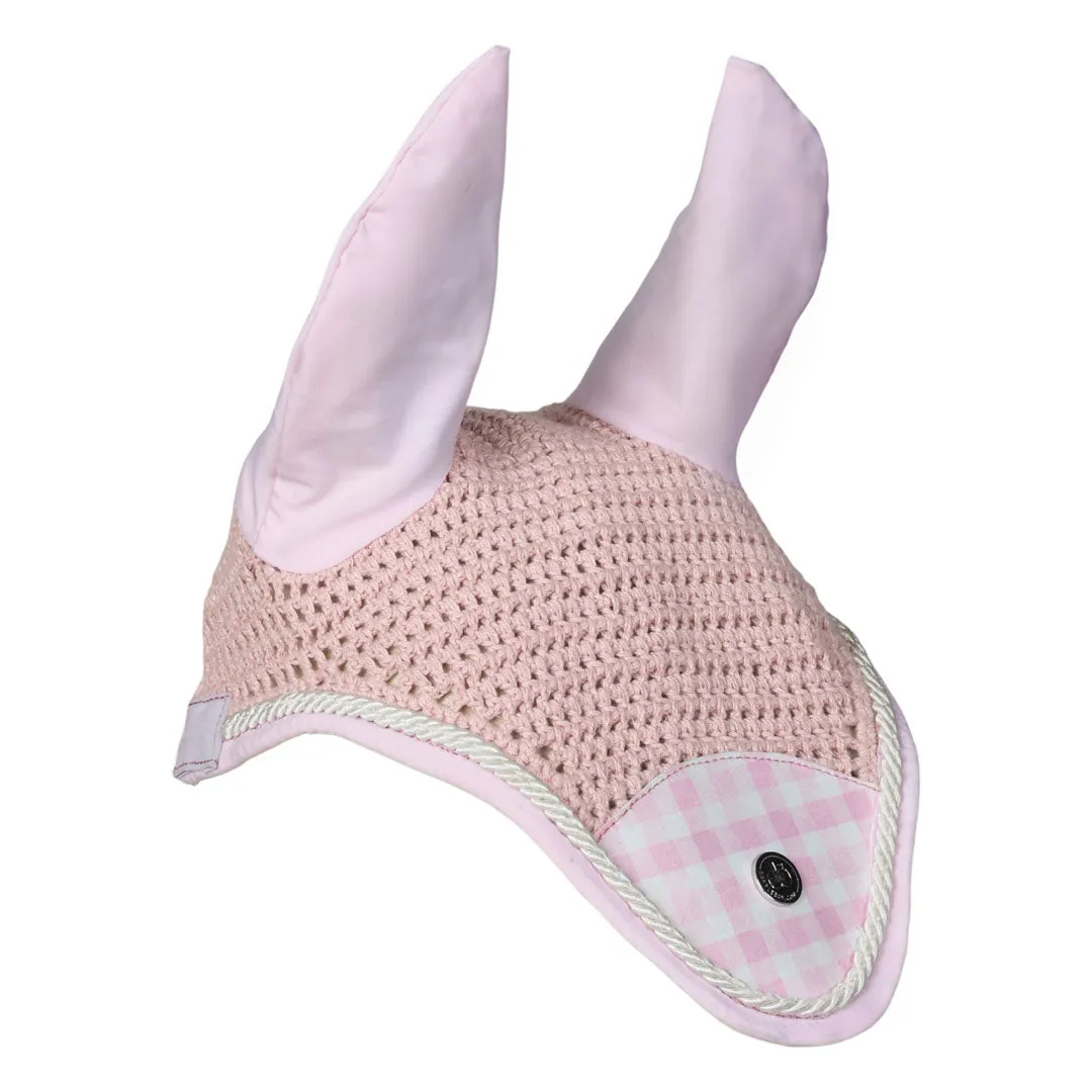 Dapplebay Gingham vliegenmuts roze-wit Cob