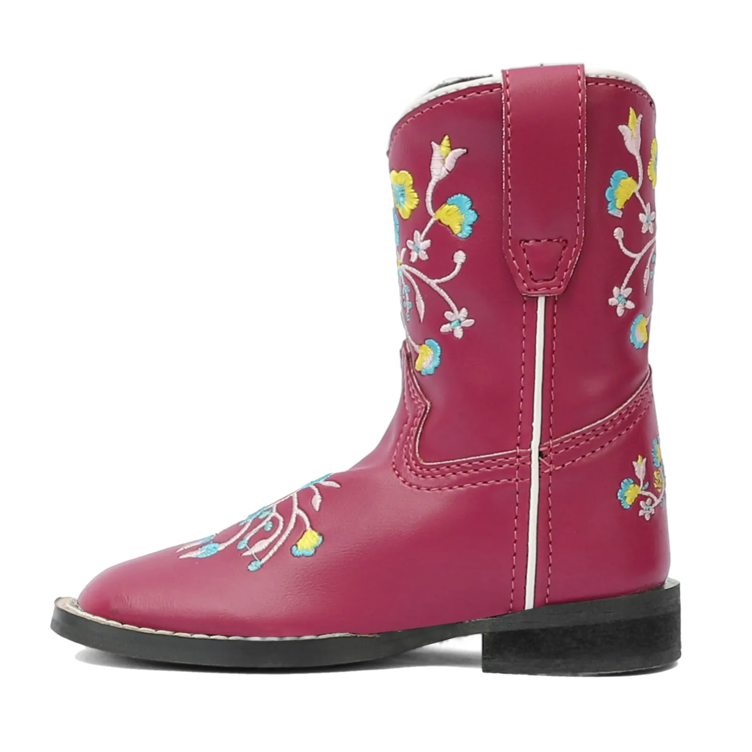 TuffRider Floral Cowgirl westernlaars peuter hot pink bloemen