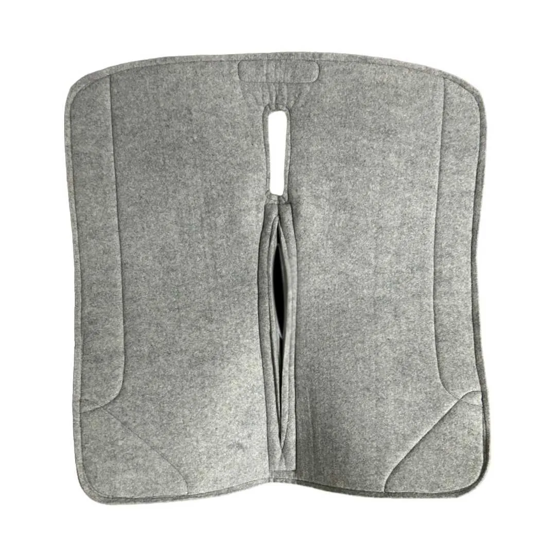TuffRider Valoris western zadelpad 32x32 grijs vilt