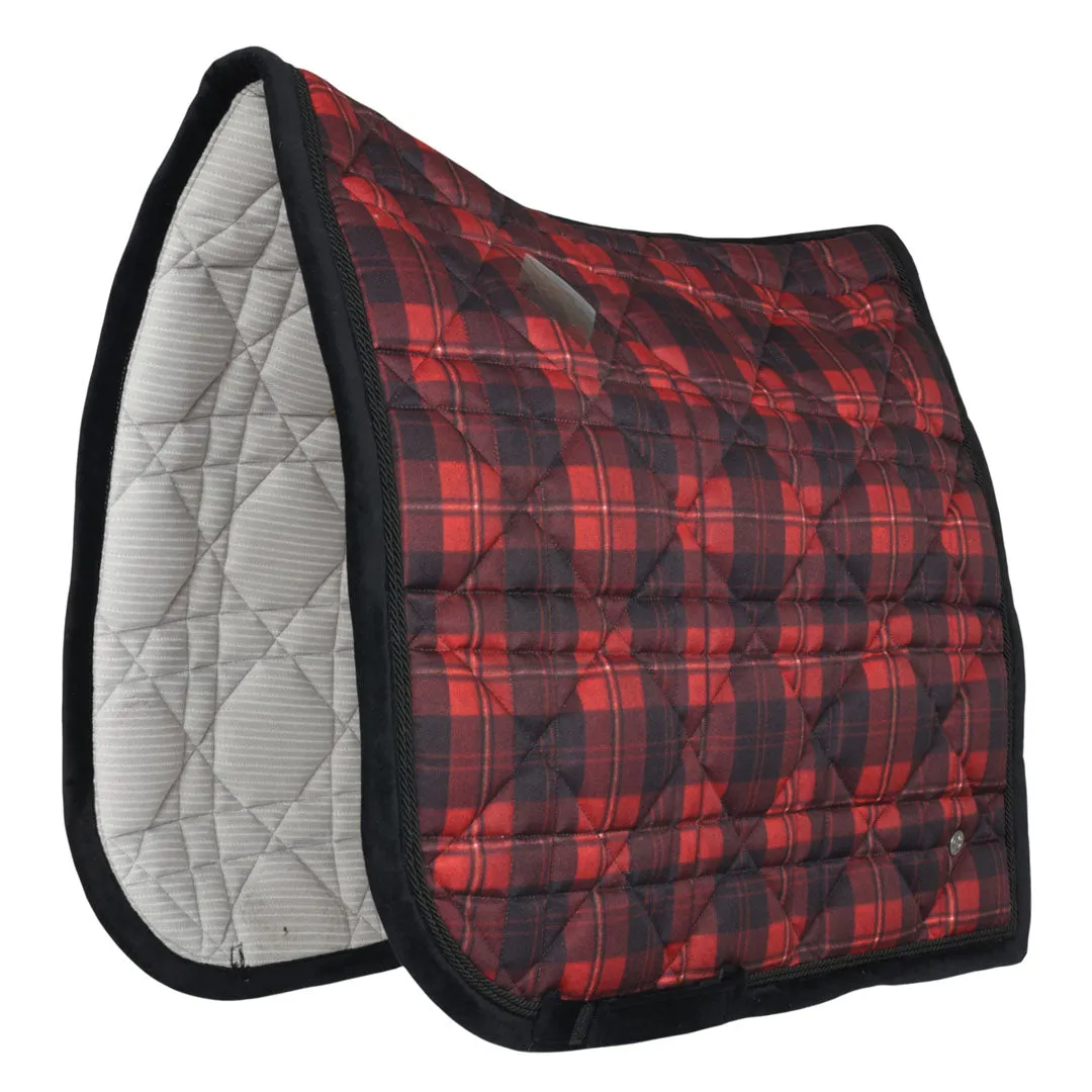 Dapplebay Holiday Plaid dressuurdek rood cob ruit