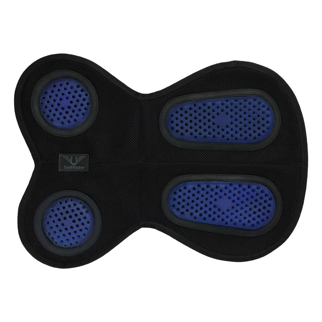 TuffRider GelX Airflow gelpad zwart M schokabsorberend