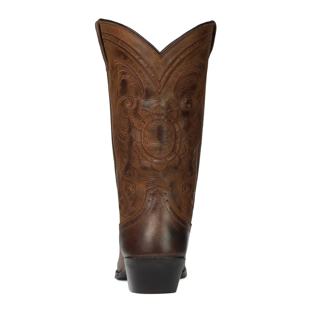 TuffRider Daisey dames western laars Distressed Brown leer