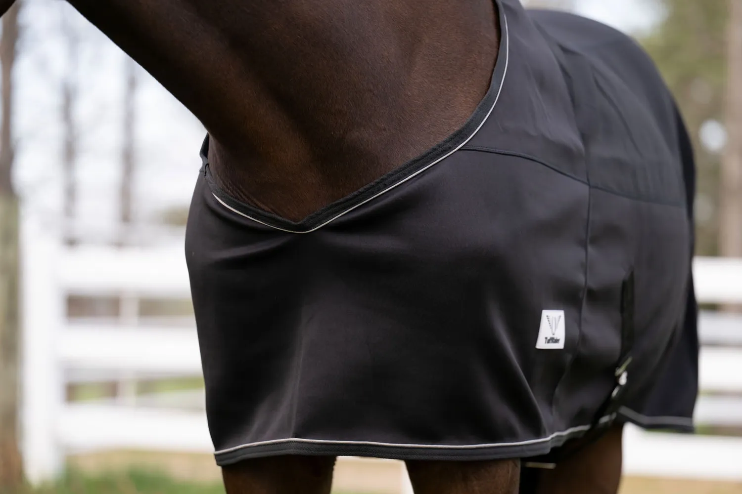 TuffRider 3D Spacer fleece zweetdeken zwart luchtdoorlatend