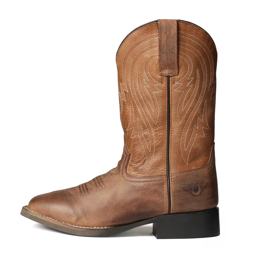 TuffRider Wyatt westernlaars heren bruin vollnerf leer
