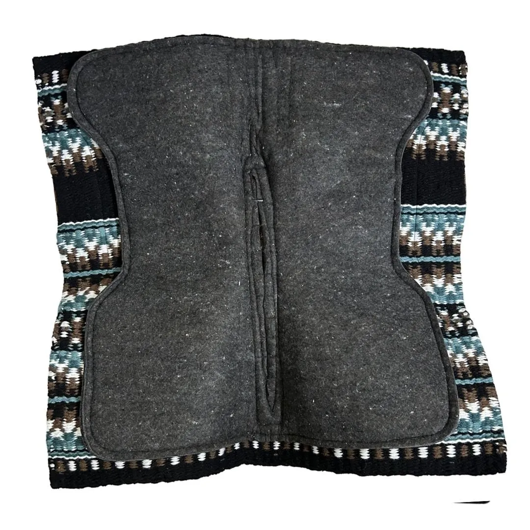 TuffRider Synapse western zadeldek 34x36 Glacier wol