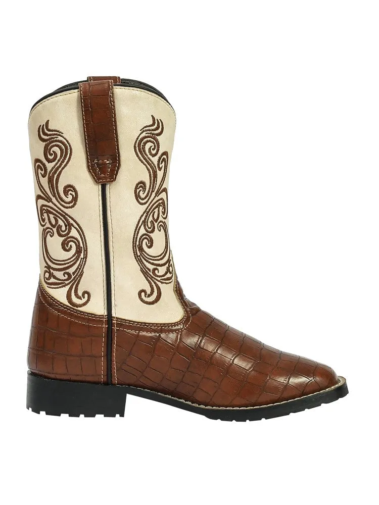 TuffRider Shenandoah Rounded Toe kinder westernlaars bruin