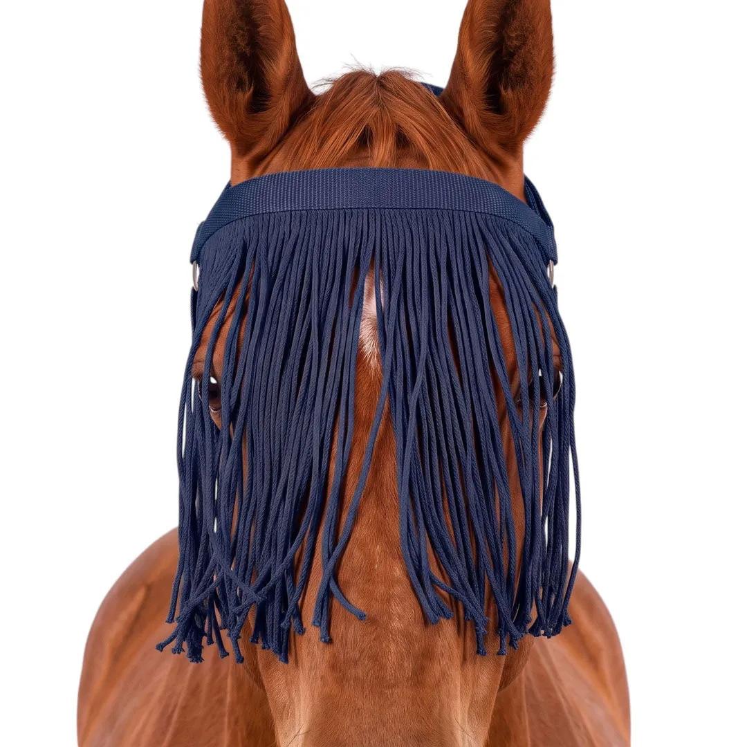 TuffRider Adjustable Fly Veil vliegenfranje zwart Cob
