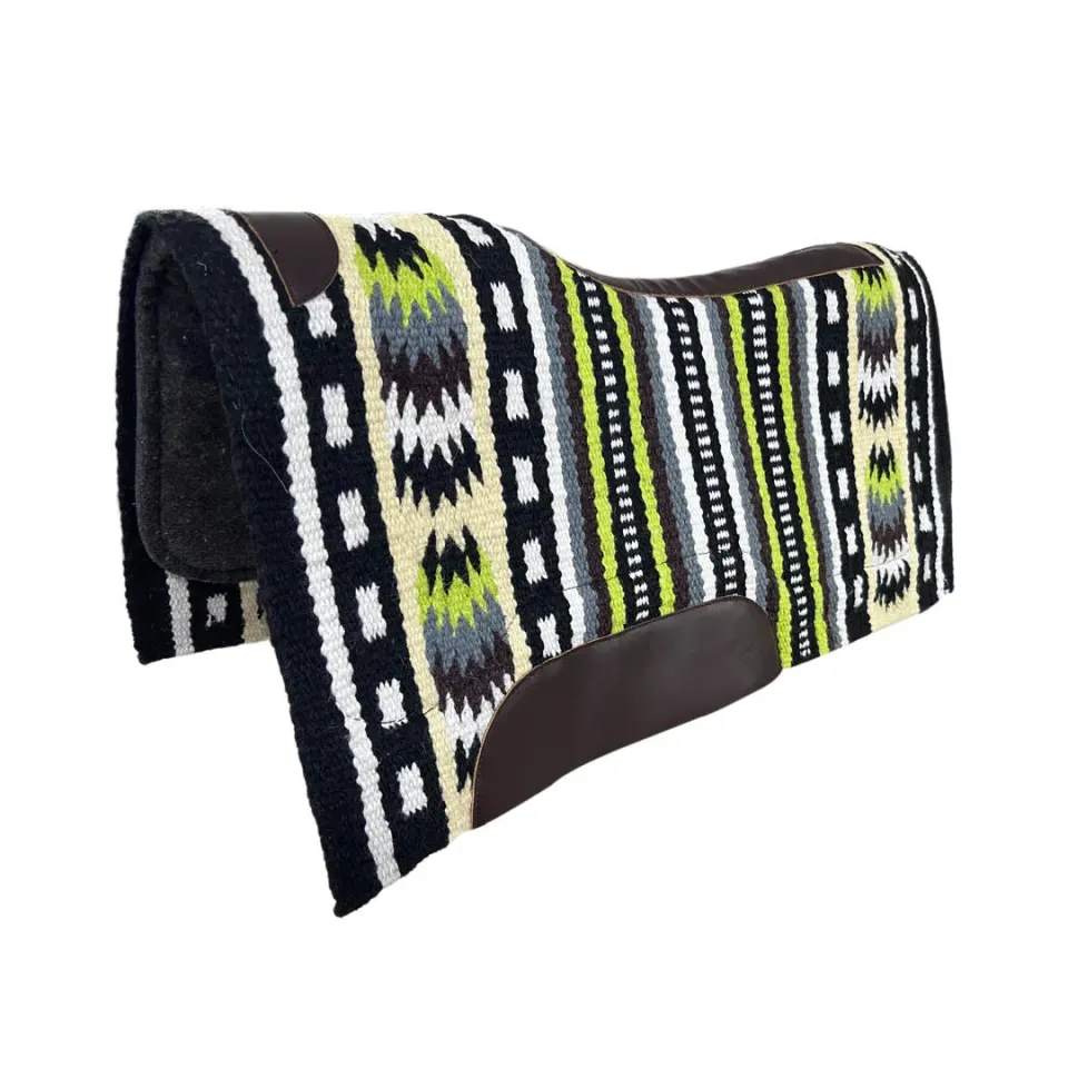 TuffRider Single Weave Western Zadelpad 34x36 Multi-001 wol