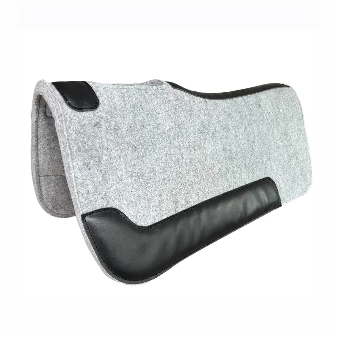 TuffRider Polyester vilten pony westernpad 24x24 Grijs