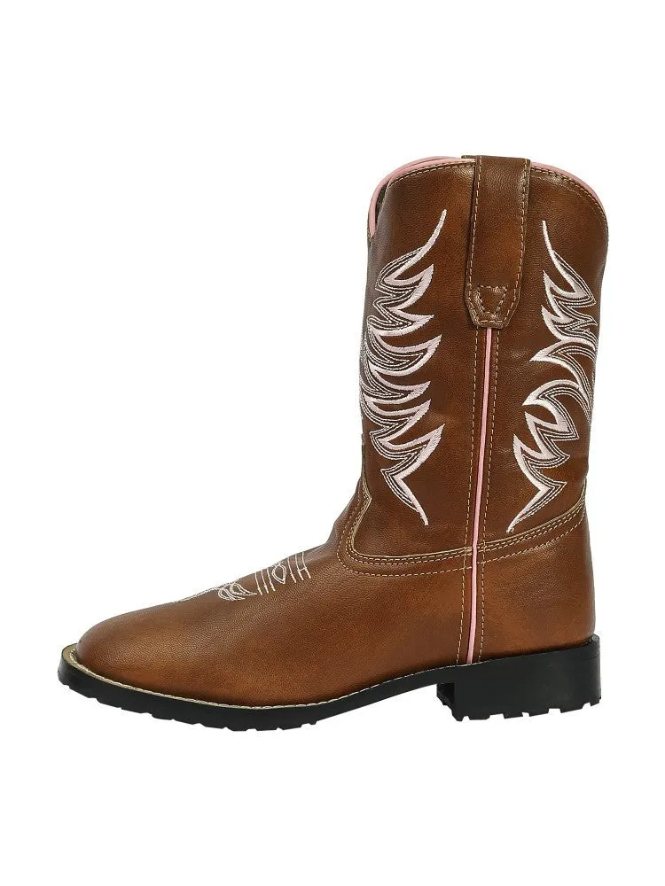 TuffRider Channel Islands kinder westernlaarzen tan leer