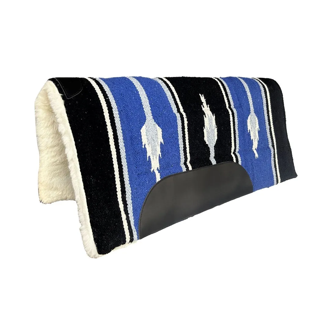 TuffRider Feather zadelpad western acryl streep 32x32