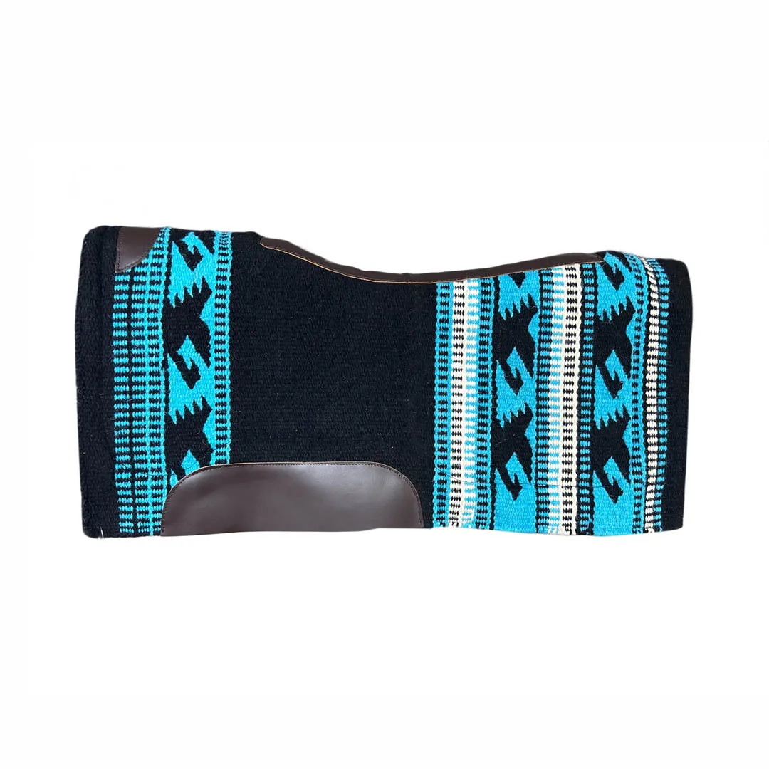 TuffRider Single Weave W001 western zadelpad wol Multi 34x36