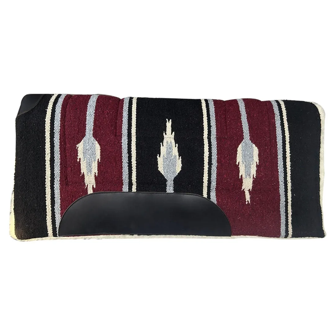 TuffRider Feather zadelpad western acryl streep 32x32