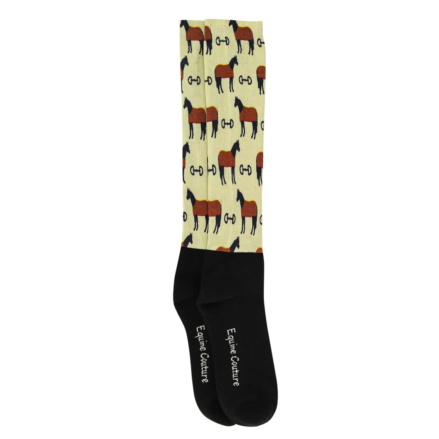 Equine Couture OTC laarssokken Autumn Vibes print