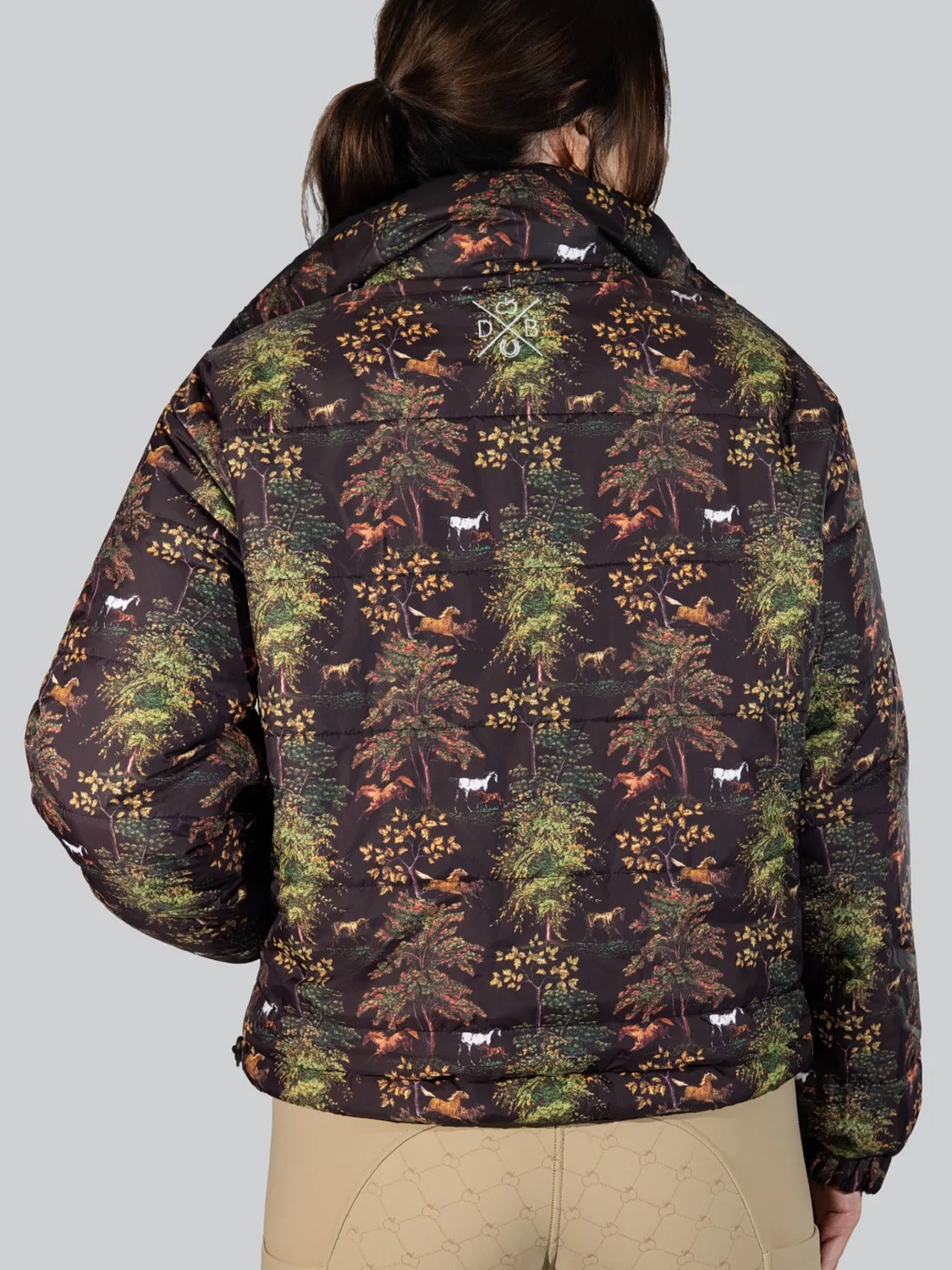 Dapplebay Reversible Puffer damesjas zwart omkeerbaar