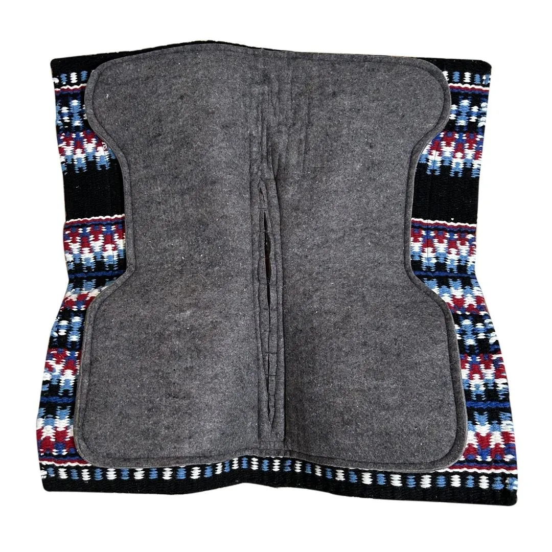 TuffRider Synapse western zadeldek 34x36 Glacier wol