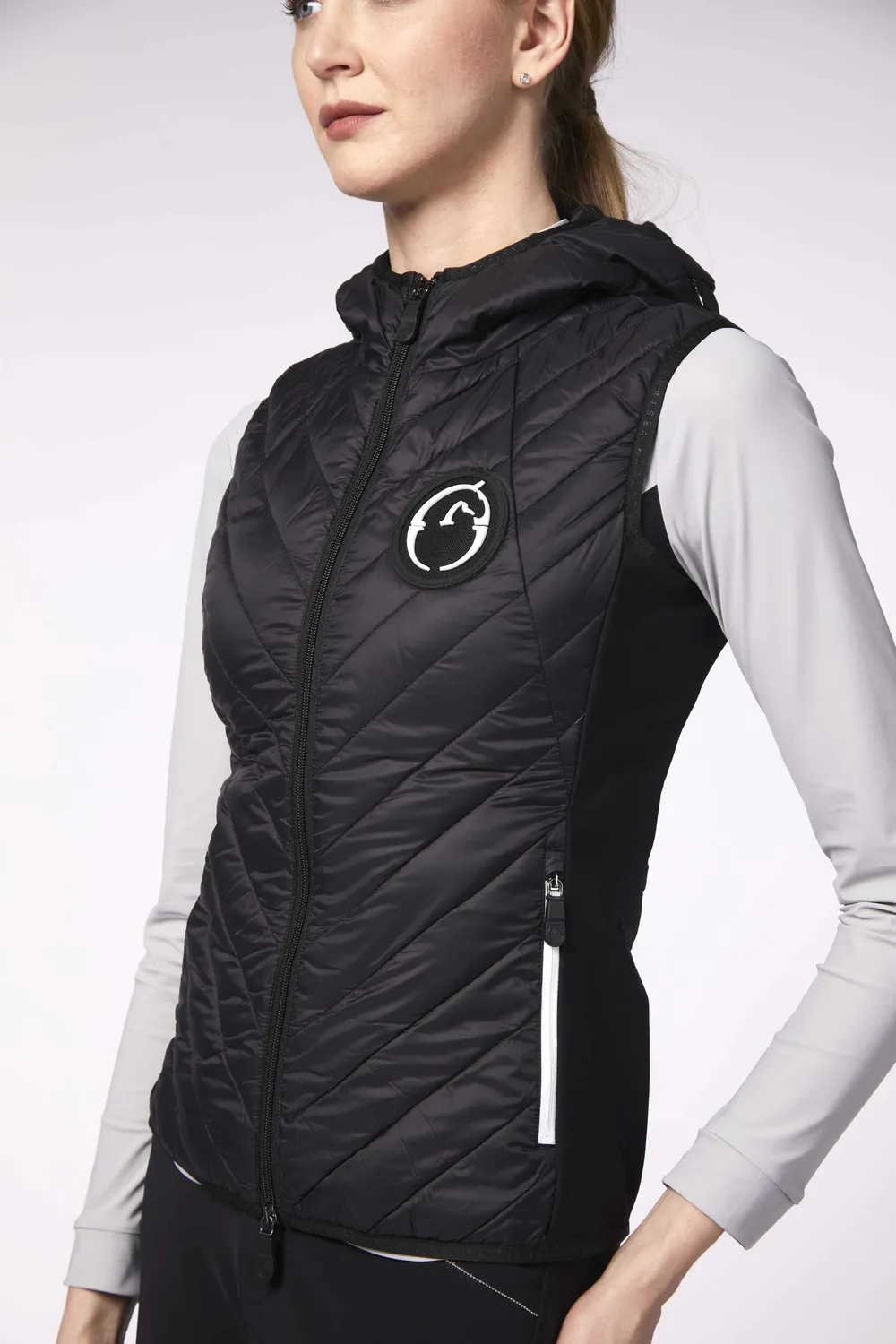 Vestrum Bressey bodywarmer dames zwart ecodown