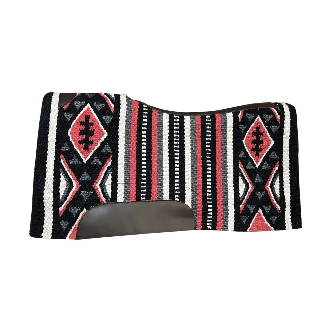 TuffRider Spire western zadelpad wol 34x36 rood