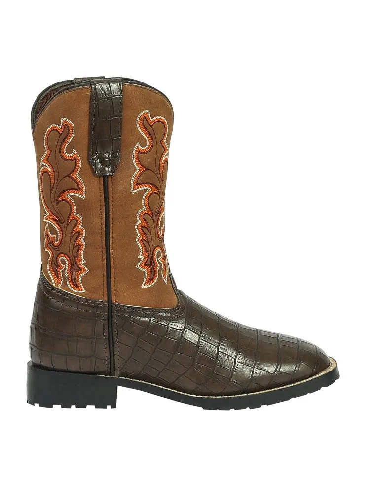 TuffRider Grand Teton westernlaars kind bruin vierkant