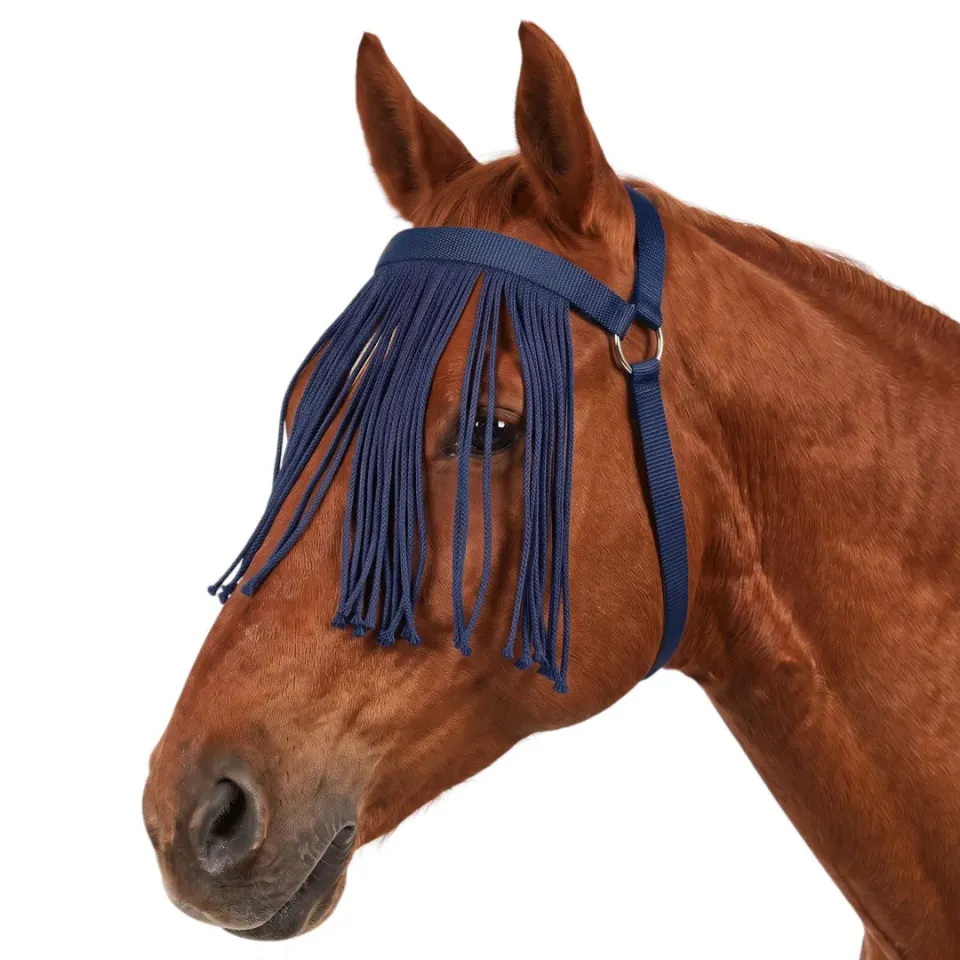 TuffRider Adjustable Fly Veil vliegenfranje zwart Cob