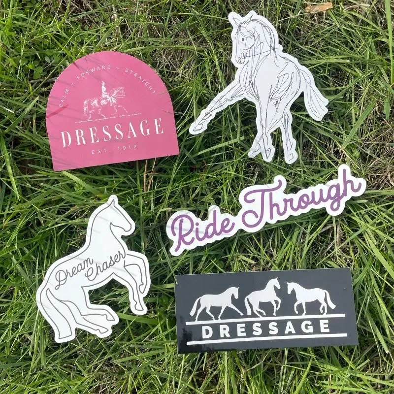 Dapplebay Dressage stickerpack multi dressuurstickers