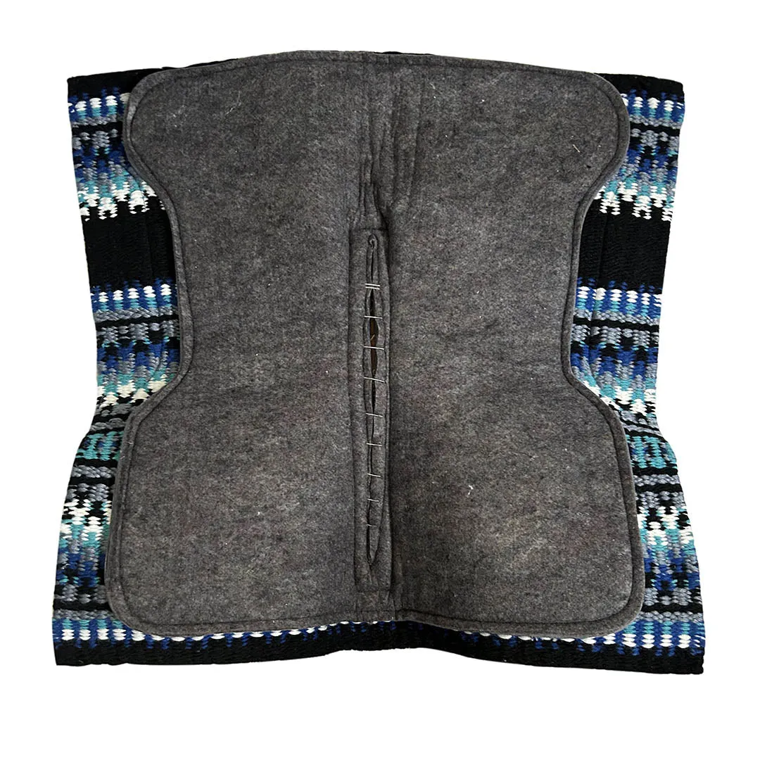 TuffRider Bastion western zadelpad Midnight - wolmix