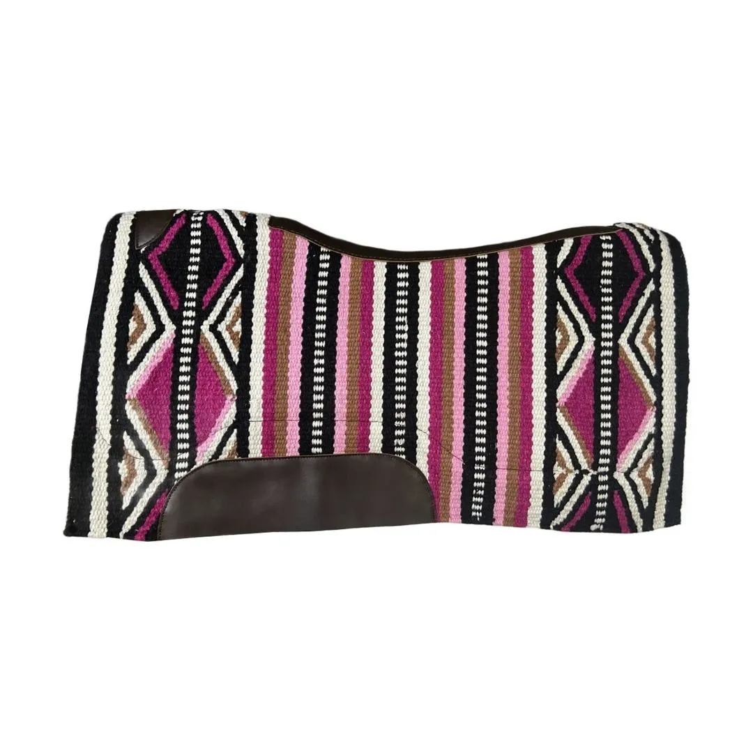 TuffRider Pink Dusk western zadelpad 34x36 wolmix multi
