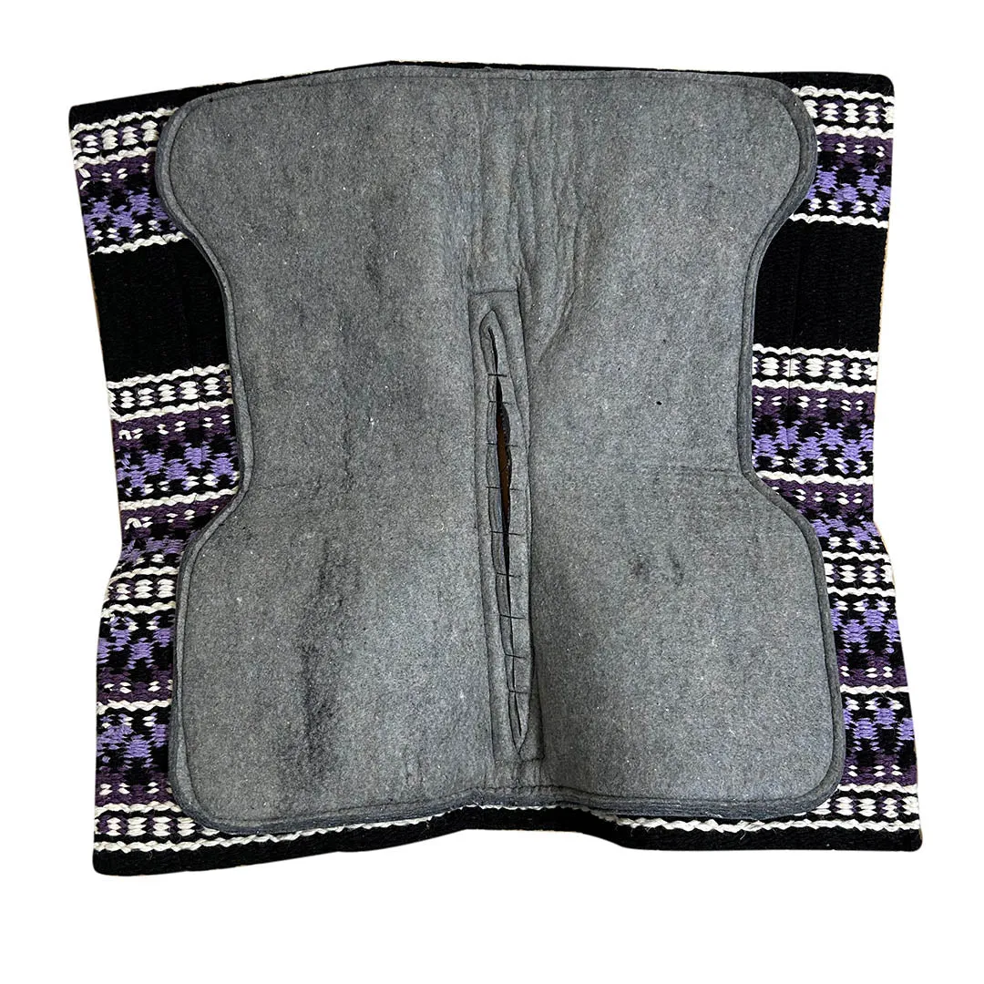 TuffRider Showrunner western zadeldek wol neon kilim 34x36