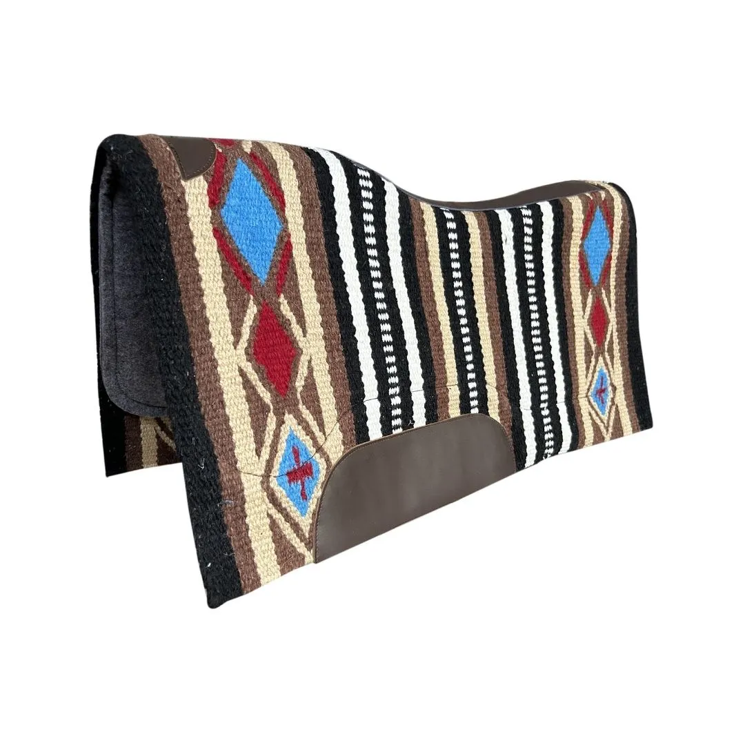 TuffRider Crossroad western zadelpad aqua 34x36 wolmix