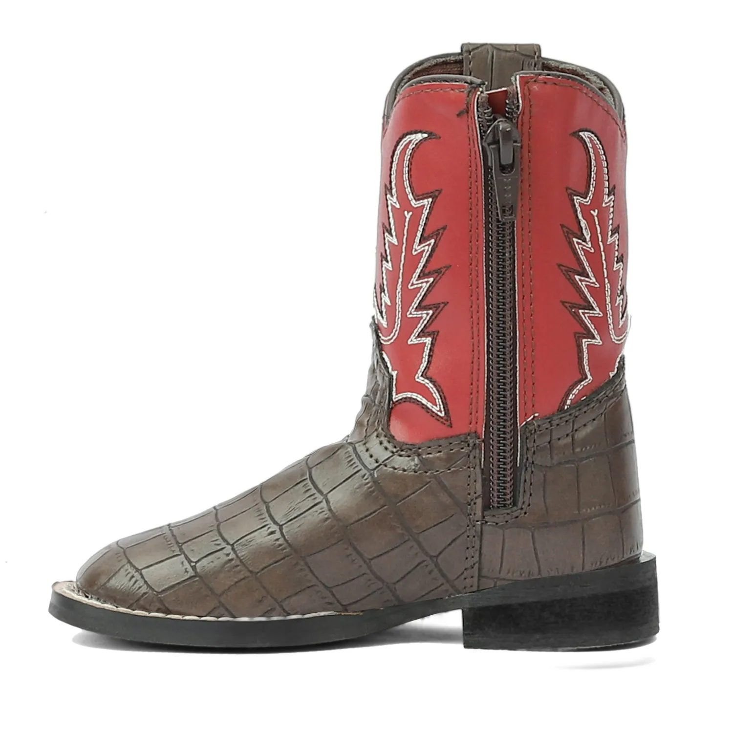 TuffRider Redwood westernlaarzen peuter bruin stalen zool